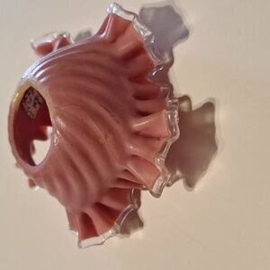 Antique Cranberry Lampshade.